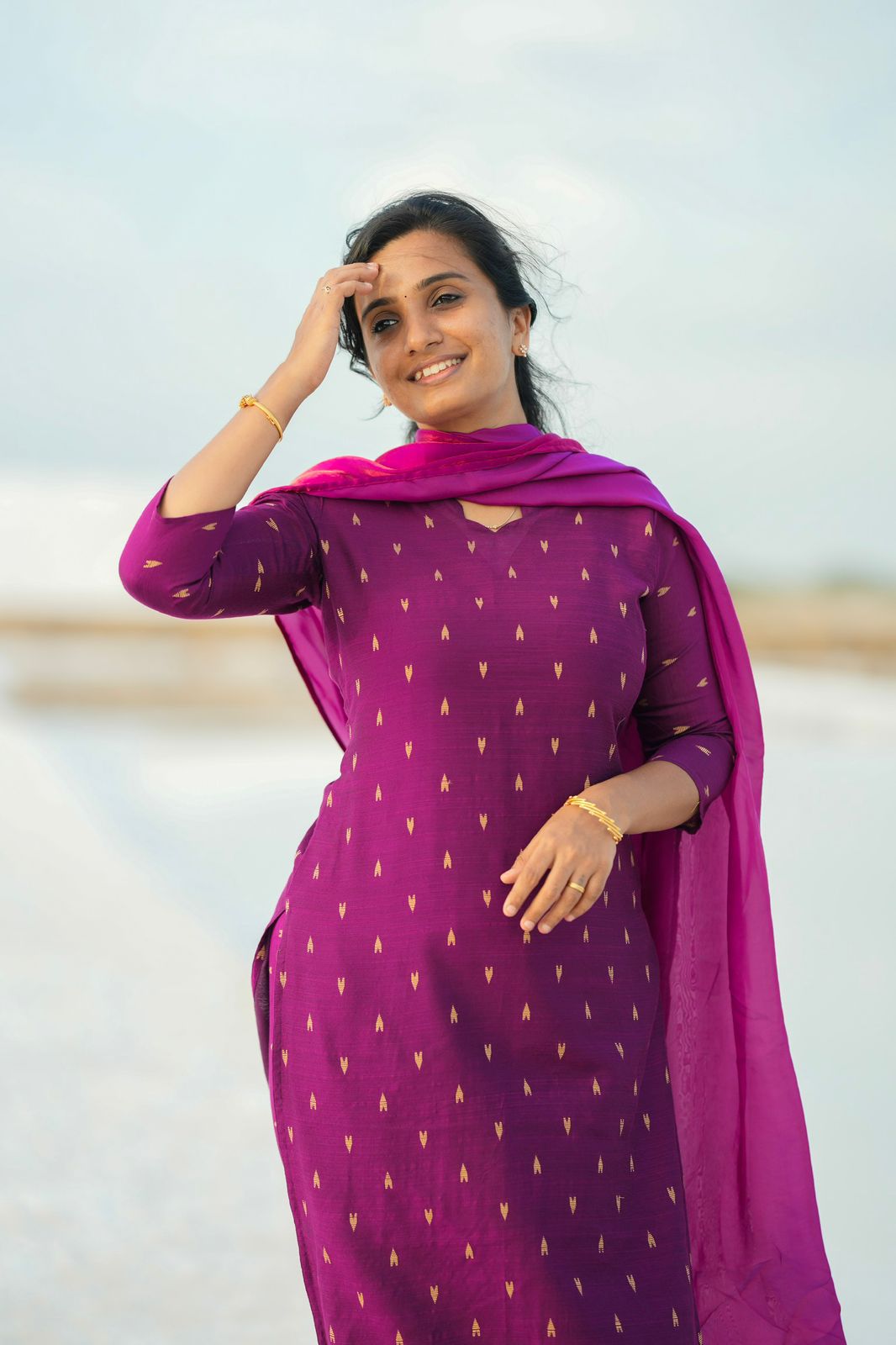 Radhika -  Purple Kurta Set
