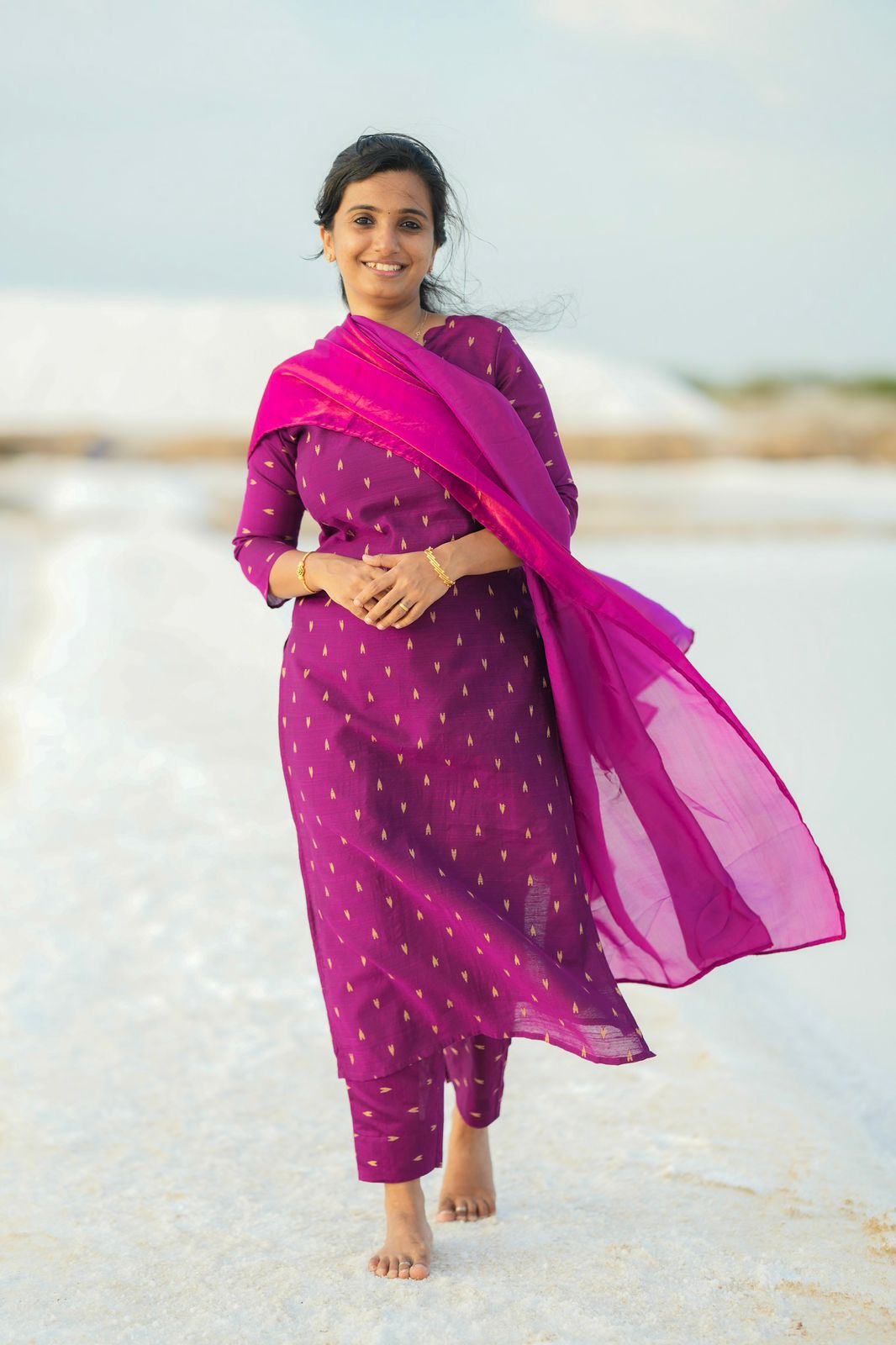 Radhika -  Purple Kurta Set
