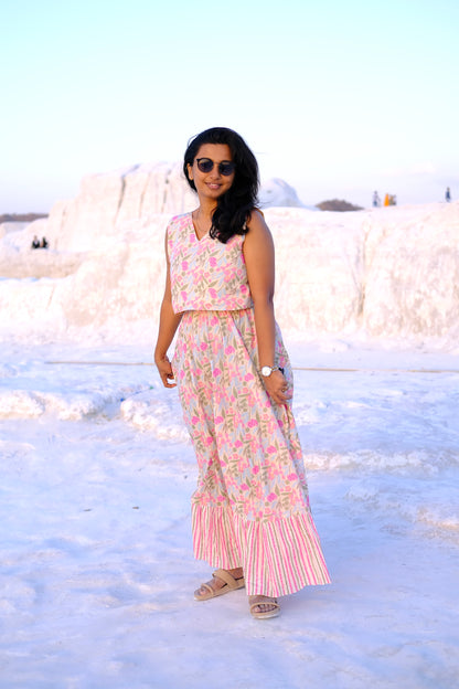 Charvi - Crop Top Skirt