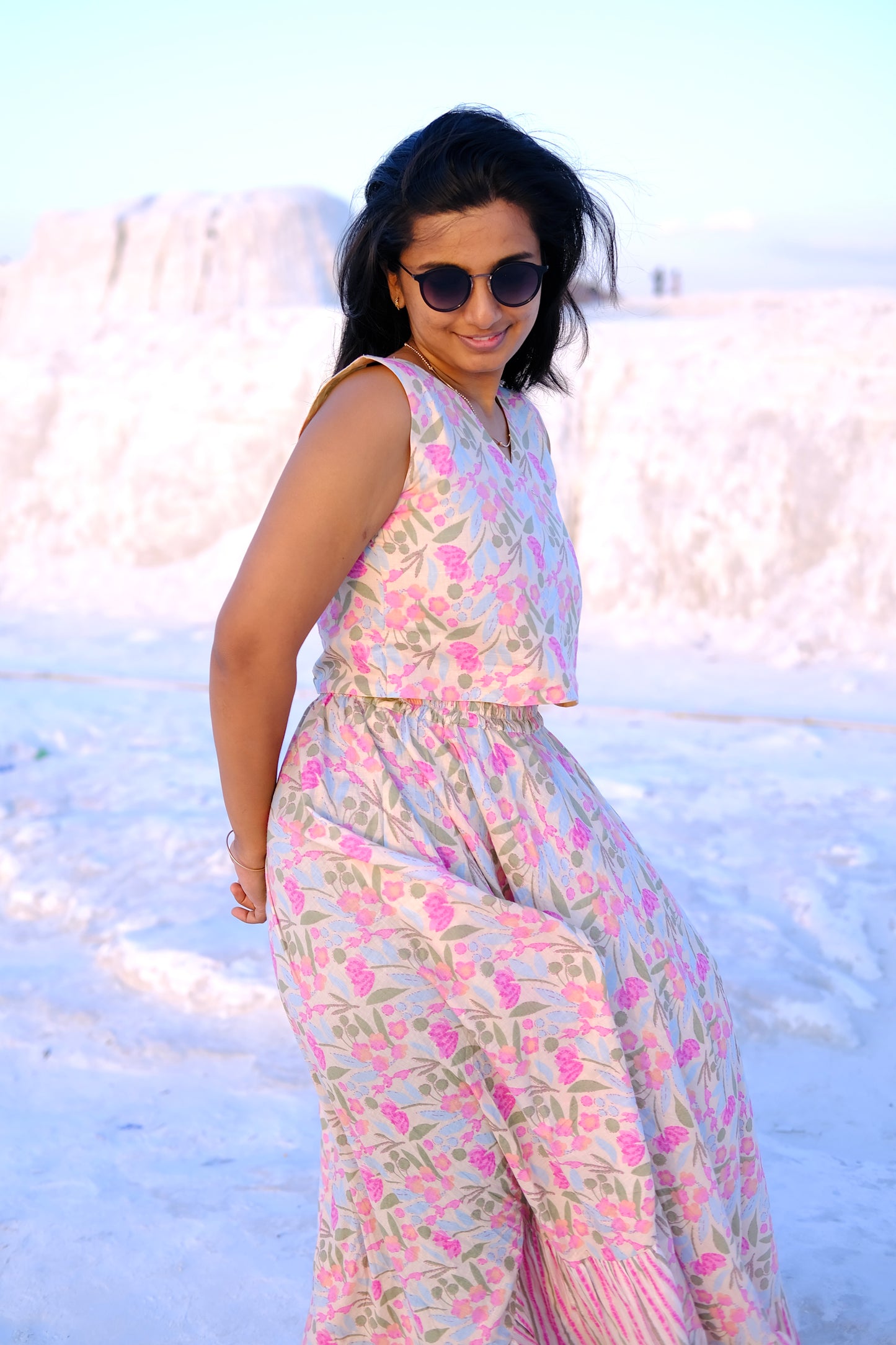 Charvi - Crop Top Skirt