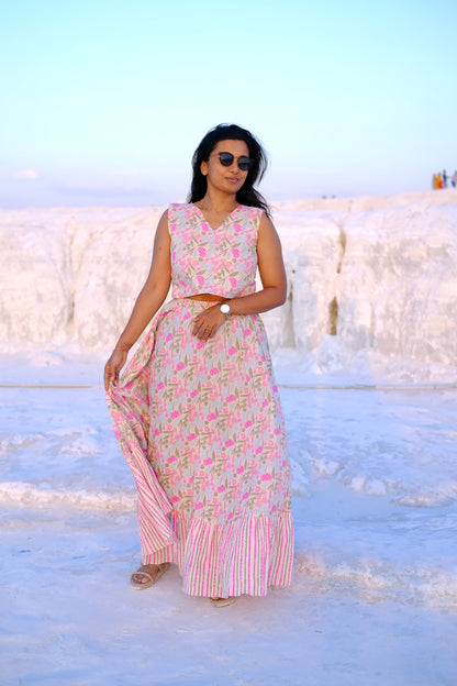 Charvi - Crop Top Skirt