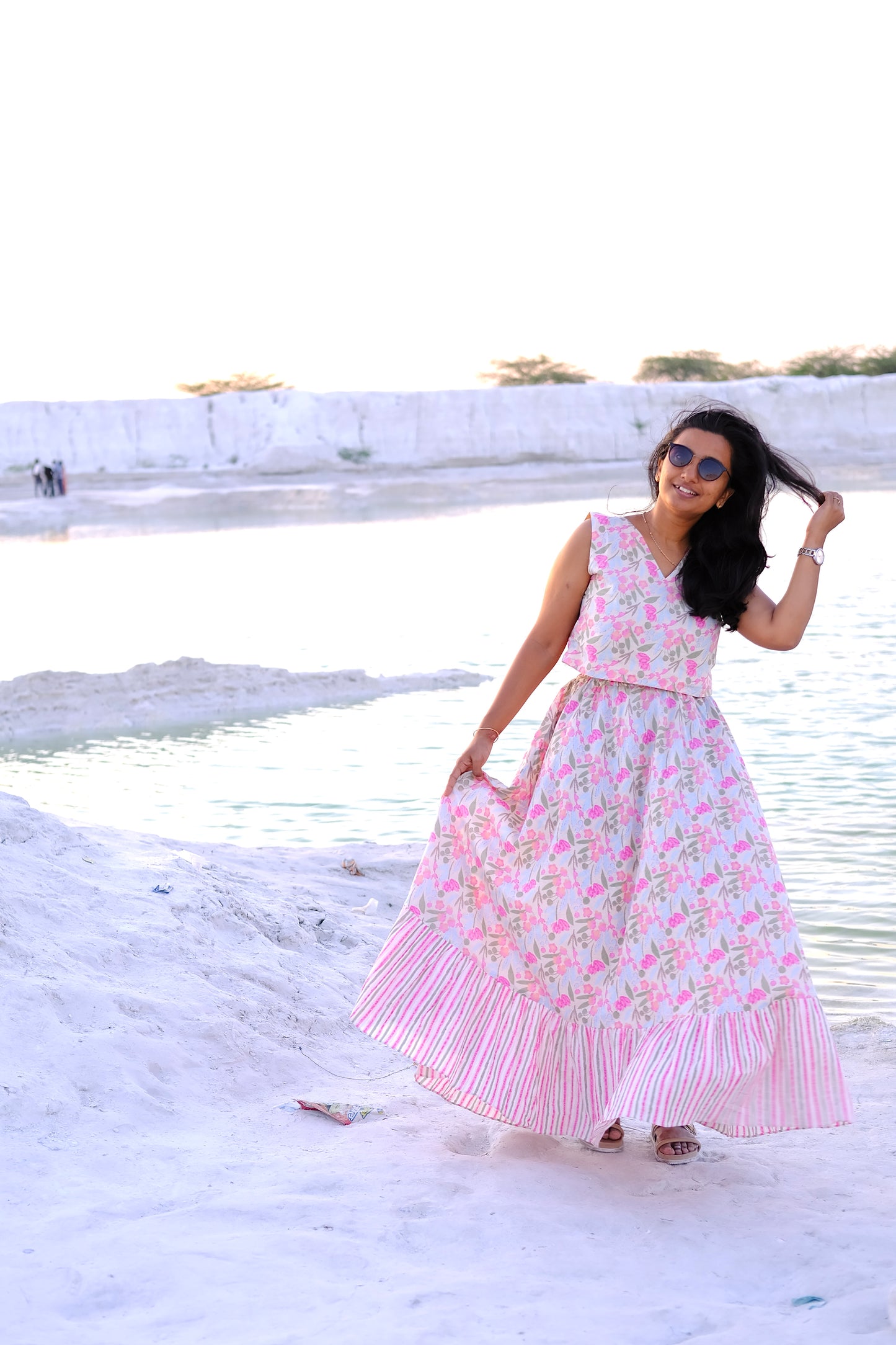 Charvi - Crop Top Skirt