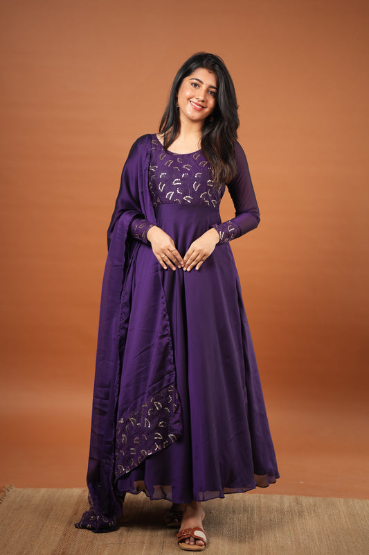 Roopa - Maxi Dress with Dupatta