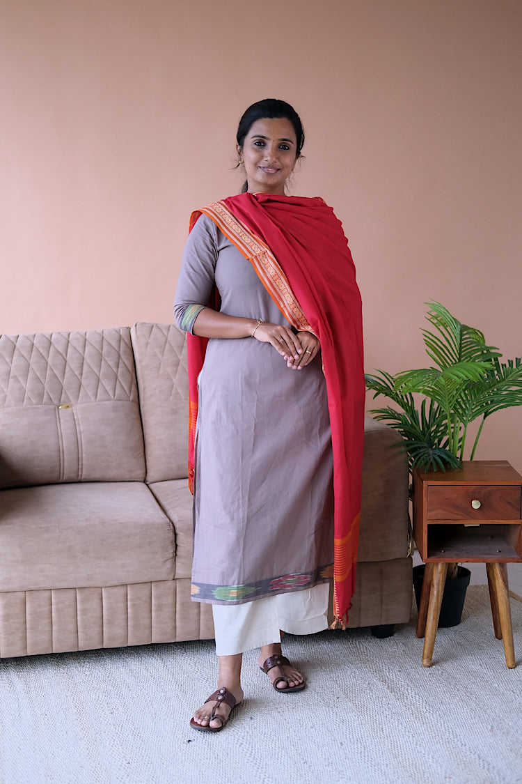 Manasa - Dusty Lavender 2 Pcs Cotton Salwar Set