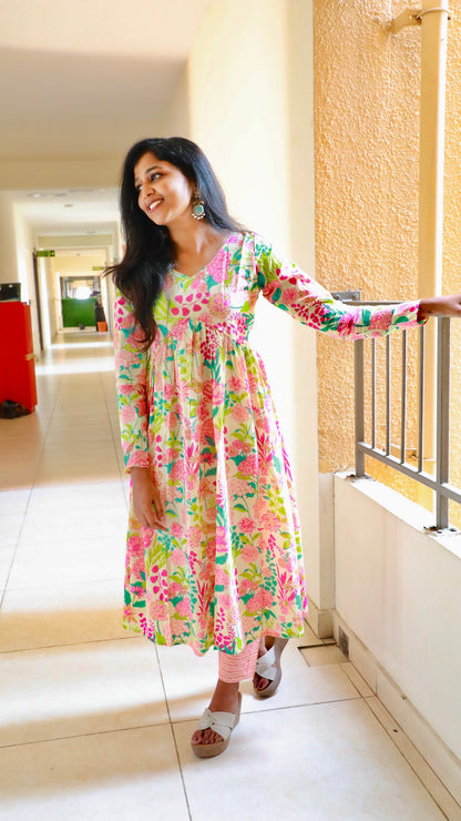 Kana - Floral Kurta Set