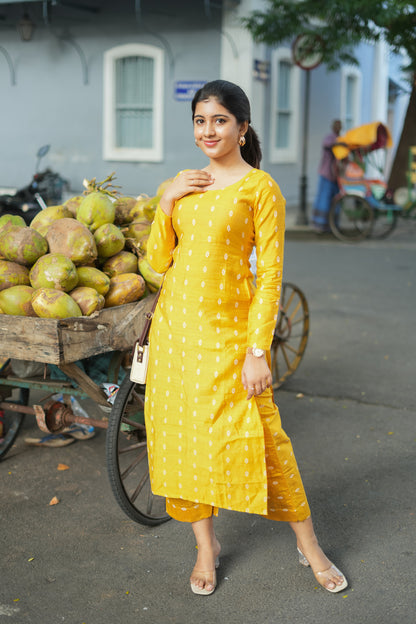 Isai - Yellow Kurta Set