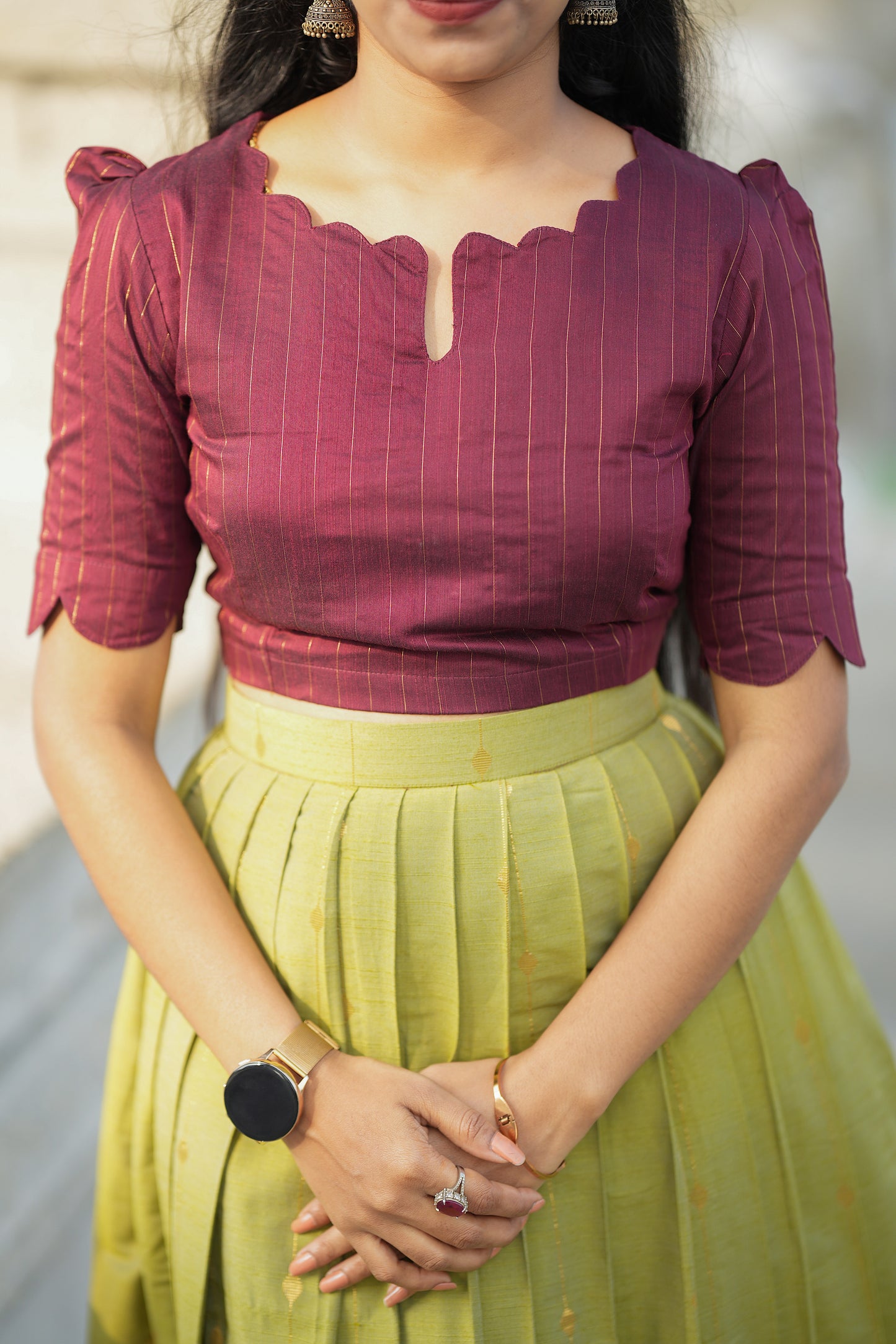 Sarika - Crop Top & Skirt