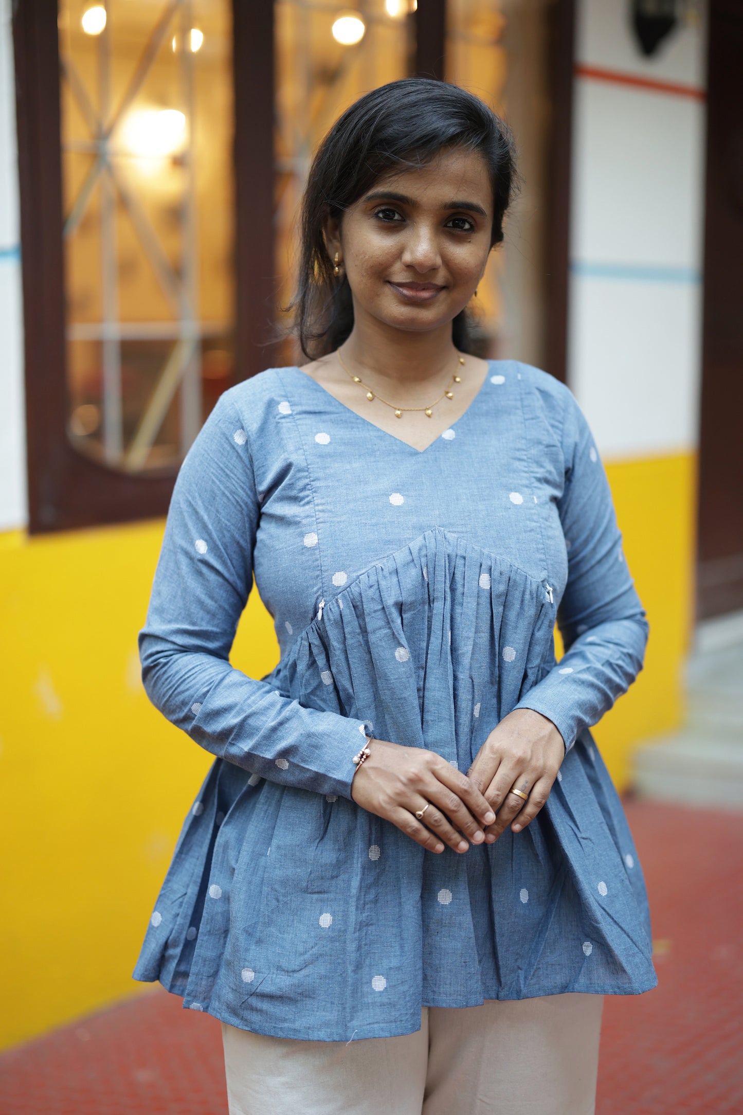 Paavai -  Alia Cut Peplum Top