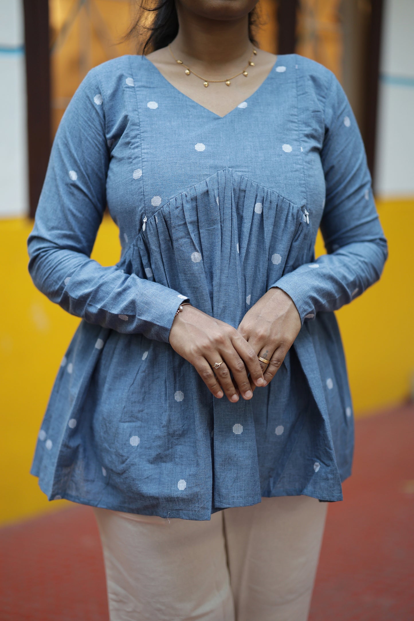 Paavai -  Alia Cut Peplum Top