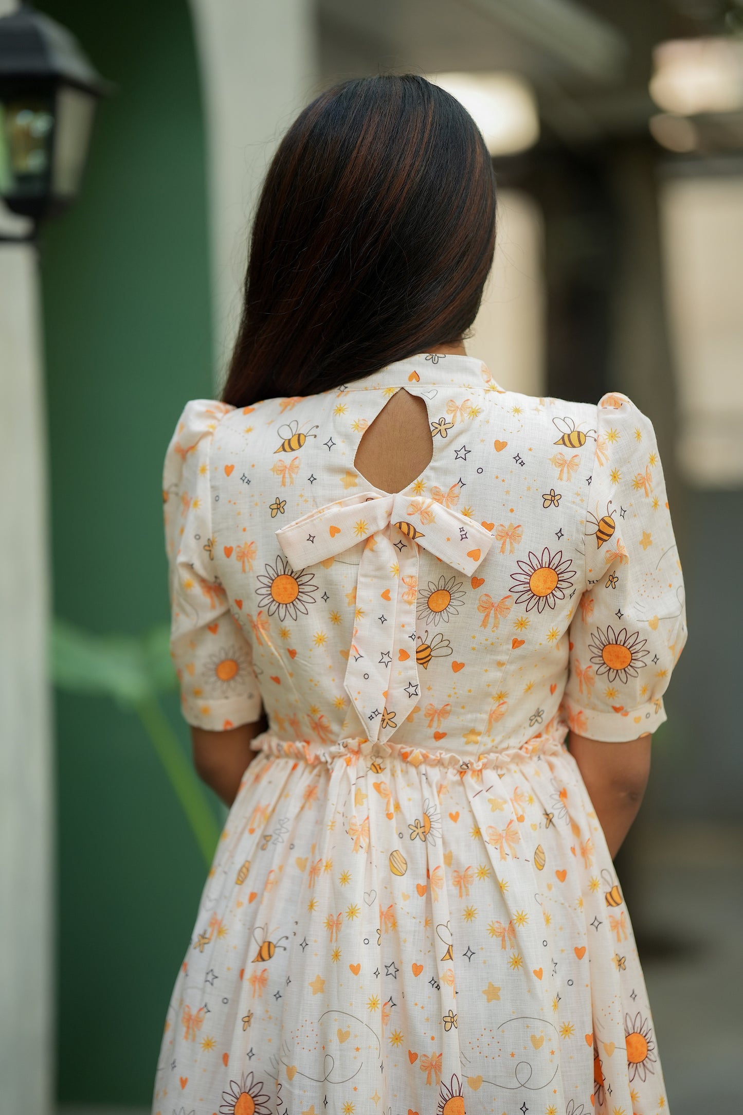 Yuva - Honey Daisy Printed Maxi