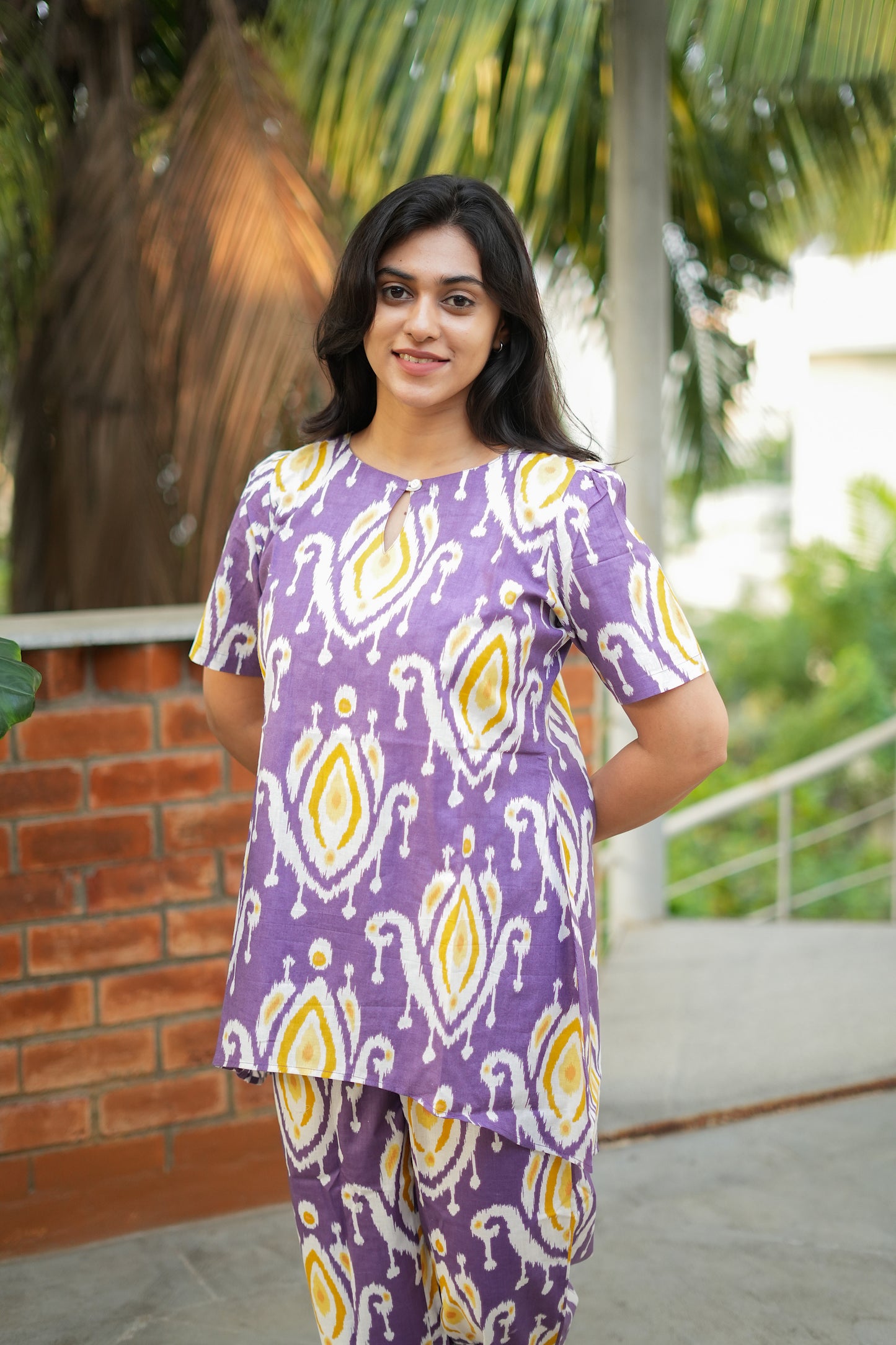 Heera - Dusty Lavender Night Suit