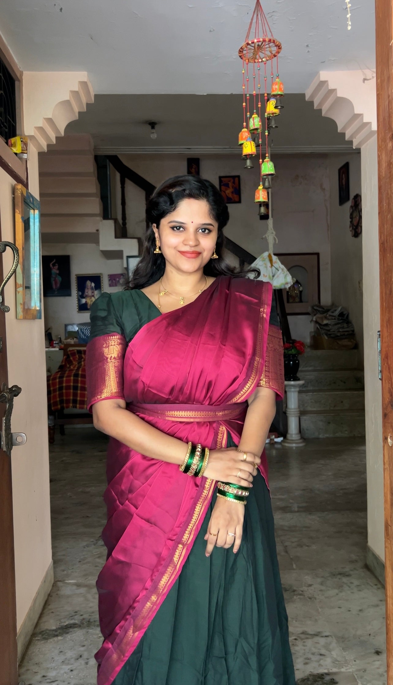 Mythiri - Multiwear Ethnic Maxi Set