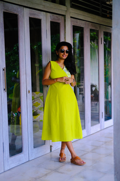 Neha - Cotton Midi Dress