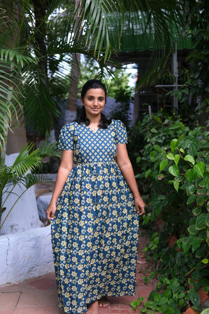 Mullai - Blue Maxi Nighty