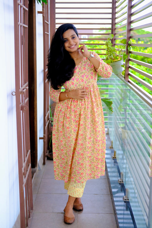 Navya - Cotton Kurta Set