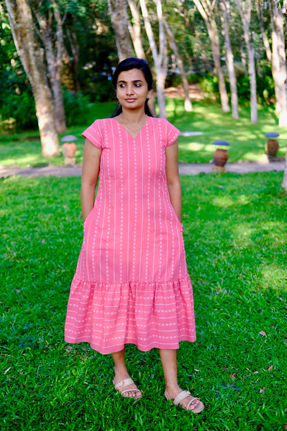 Vaishu - Pink A-Line Dress