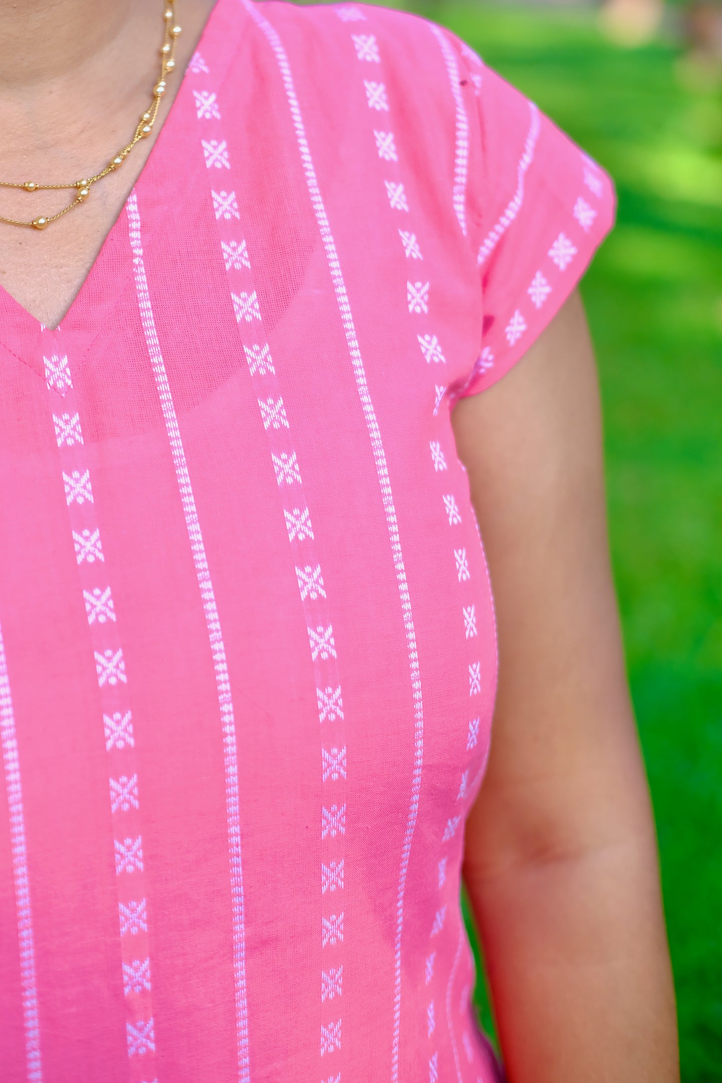 Vaishu - Pink A-Line Dress