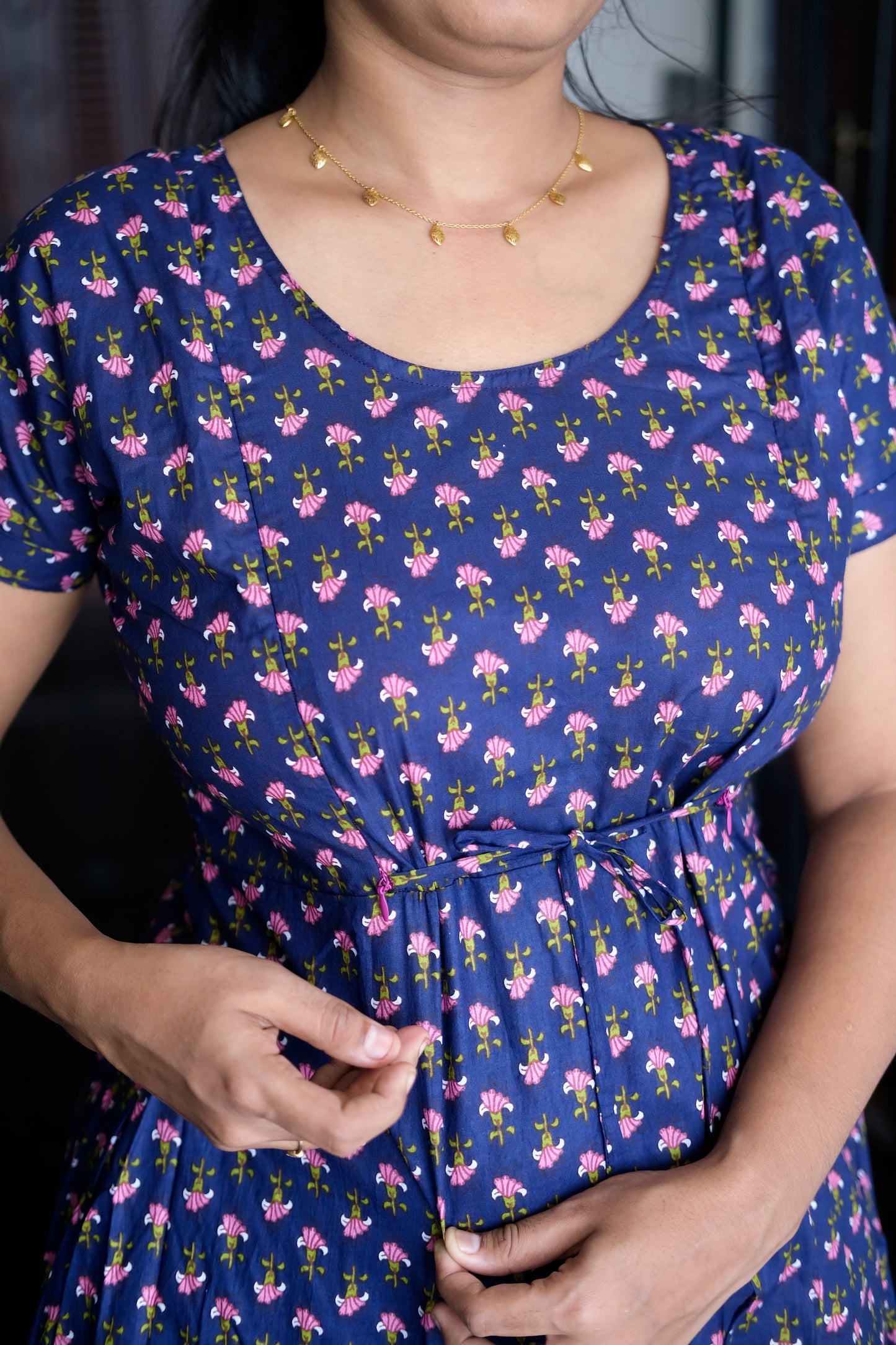 Tanvi - Purple Tie Nighty