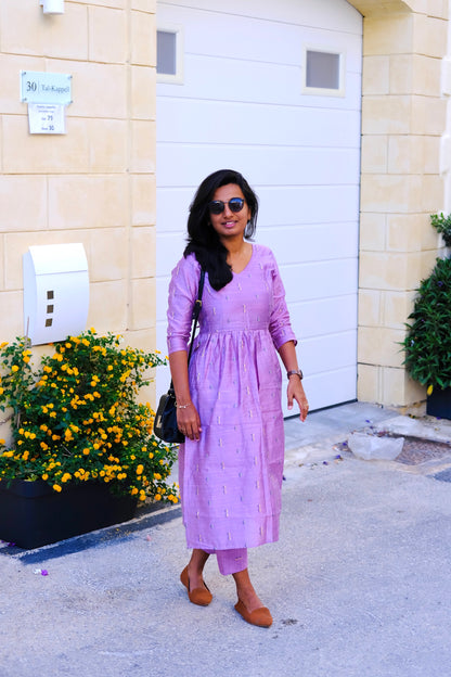 Krupali - Lilac Kurta Set